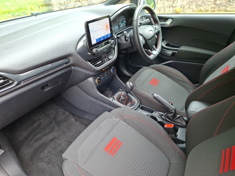 Ford Fiesta 1.0 Ecoboost St-line SN23MJR White #5