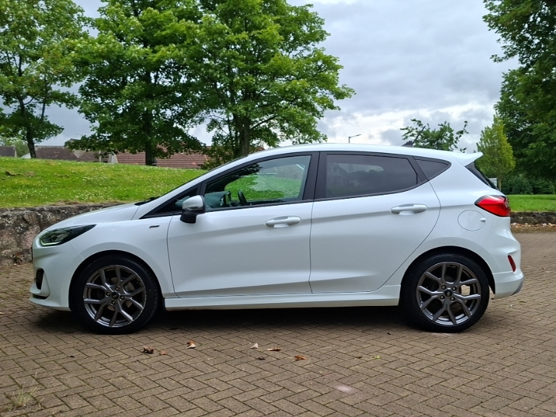 Ford Fiesta 1.0 Ecoboost St-line SN23MJR White #4