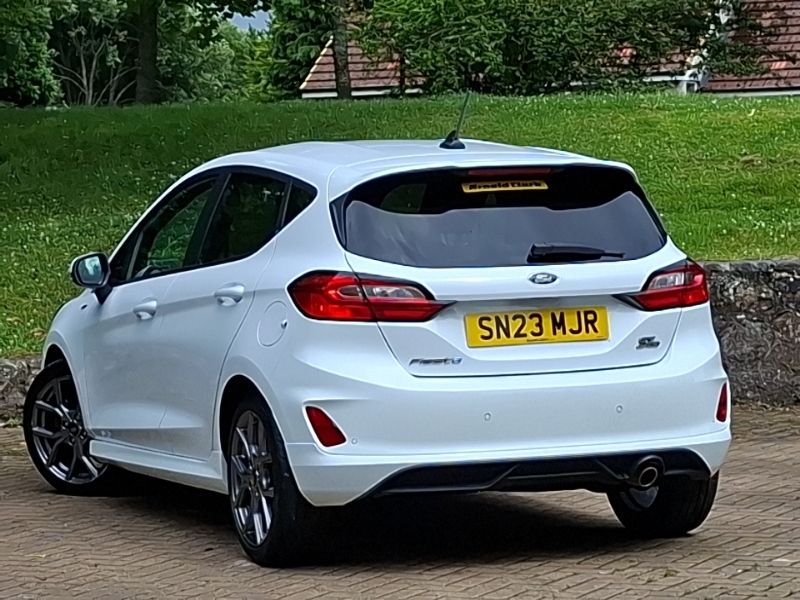 Ford Fiesta 1.0 Ecoboost St-line SN23MJR White #2