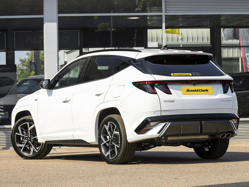 Hyundai Tucson 1.6T 150 N Line Edition White #2