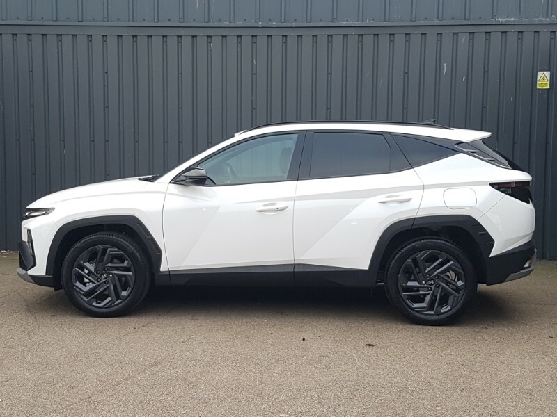 Hyundai Tucson 1.6T 239 Hybrid Black Line SB26OSO White #4