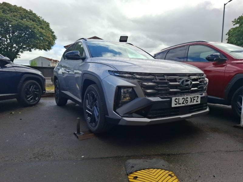 Hyundai Tucson 1.6T 239 Hybrid Black Line Silver