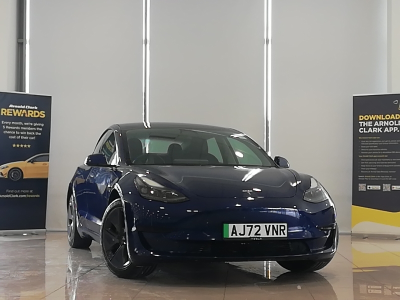 Tesla Model 3 Rwd 4dr Auto AJ72VNR Blue