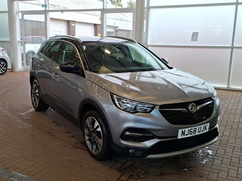 Vauxhall Grandland X 1.2 Turbo Sport Nav NJ68UJK Grey
