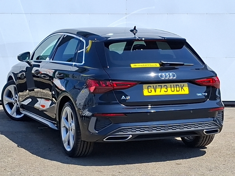 Audi A3 35 Tdi S Line S Tronic GV73UDK Black #2