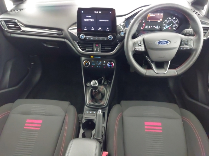 Ford Fiesta 1.0 Ecoboost Hybrid Mhev 125 St-line MW23UZH White #3