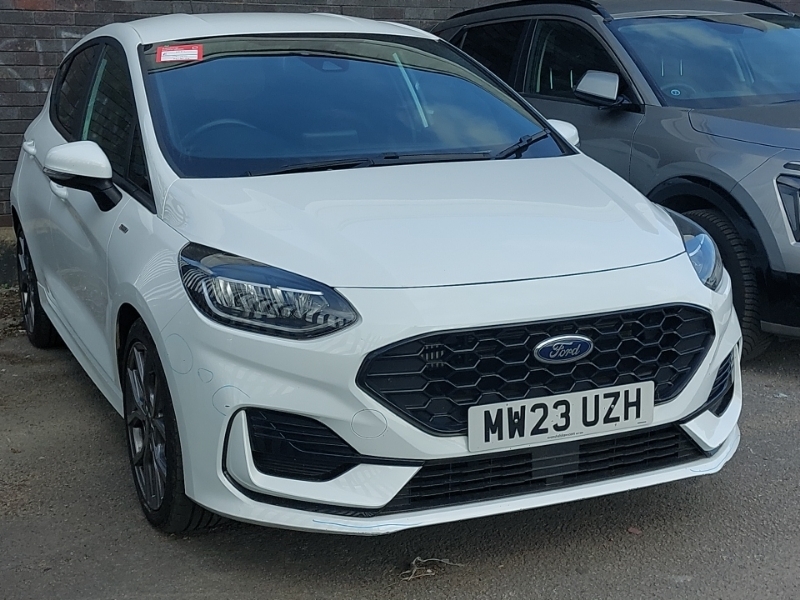 Ford Fiesta 1.0 Ecoboost Hybrid Mhev 125 St-line White