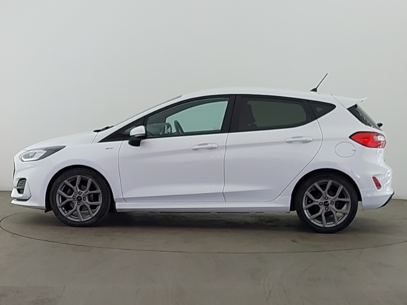 Ford Fiesta 1.0 Ecoboost Hybrid Mhev 125 St-line MW23UZH White #4