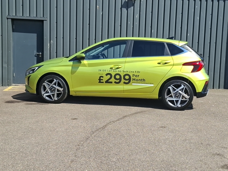 Hyundai I20 1.0T Gdi 90 Tech Line SW26TJZ Green #4
