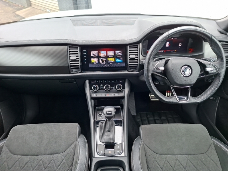 Skoda Kodiaq 1.5 Tsi Sport Line Dsg 7 Seat White #3