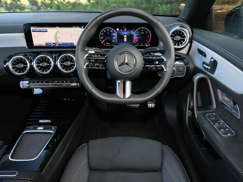 Mercedes-Benz CLA Class 1.3 Cla200h Mhev Amg Line Premium Coupe Petr Black #7