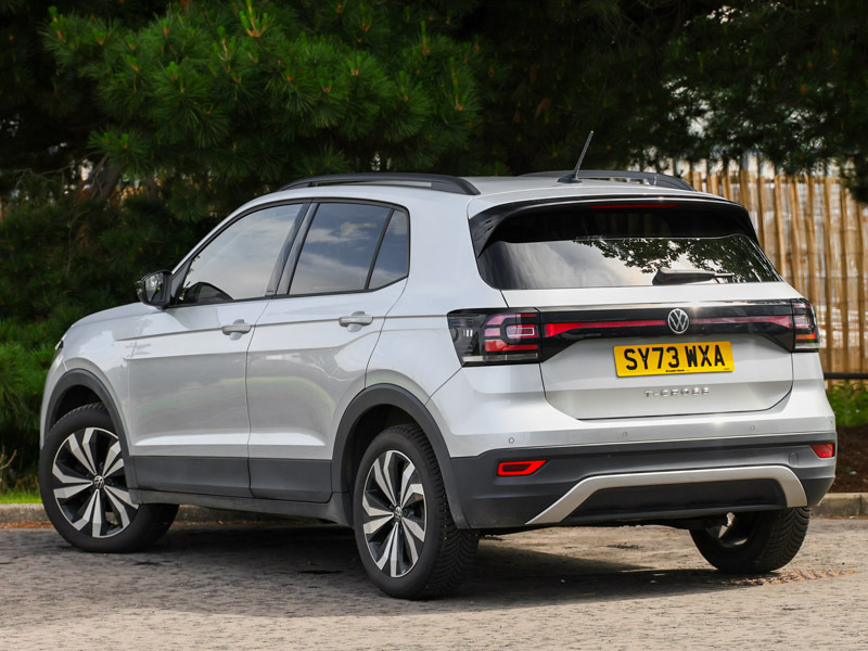 Volkswagen T-Cross 1.0 Tsi 110 Black Edition Silver #2