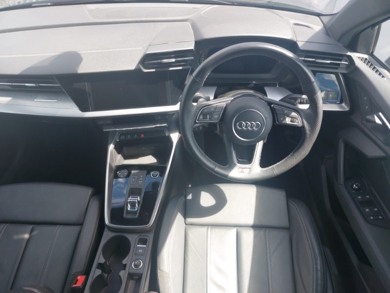 Audi A3 1.5 Tfsi 35 S Line Saloon S Tronic Euro White #8