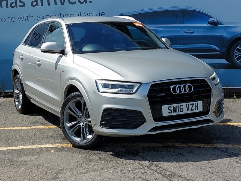 Audi Q3 2.0 Tdi 184 Quattro S Line Plus S Tronic Silver