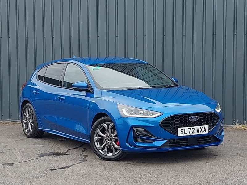 Ford Focus 1.0 Ecoboost St-line SL72WXA Blue