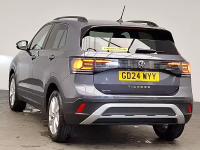 Volkswagen T-Cross 1.5 Tsi R-line Dsg Blue #2