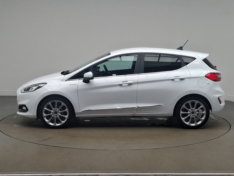 Ford Fiesta 1.0 Ecoboost Hybrid Mhev 125 Vignale Edition EO21FSJ White #4