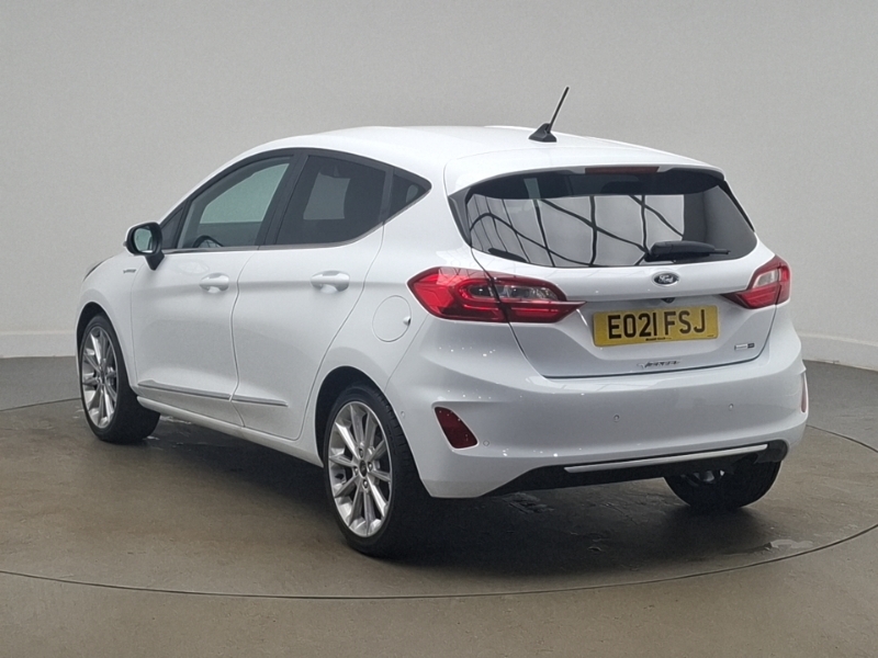 Ford Fiesta 1.0 Ecoboost Hybrid Mhev 125 Vignale Edition EO21FSJ White #2