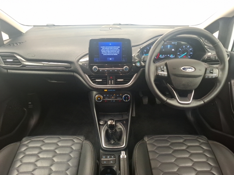 Ford Fiesta 1.0 Ecoboost Hybrid Mhev 125 Vignale Edition EO21FSJ White #3