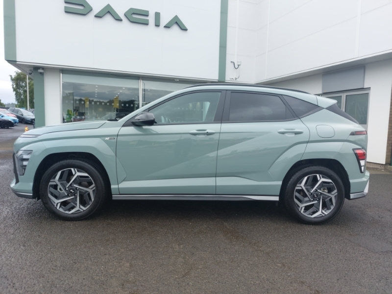 Hyundai Kona 1.6 Hybrid 129 N Line Dct Green #4