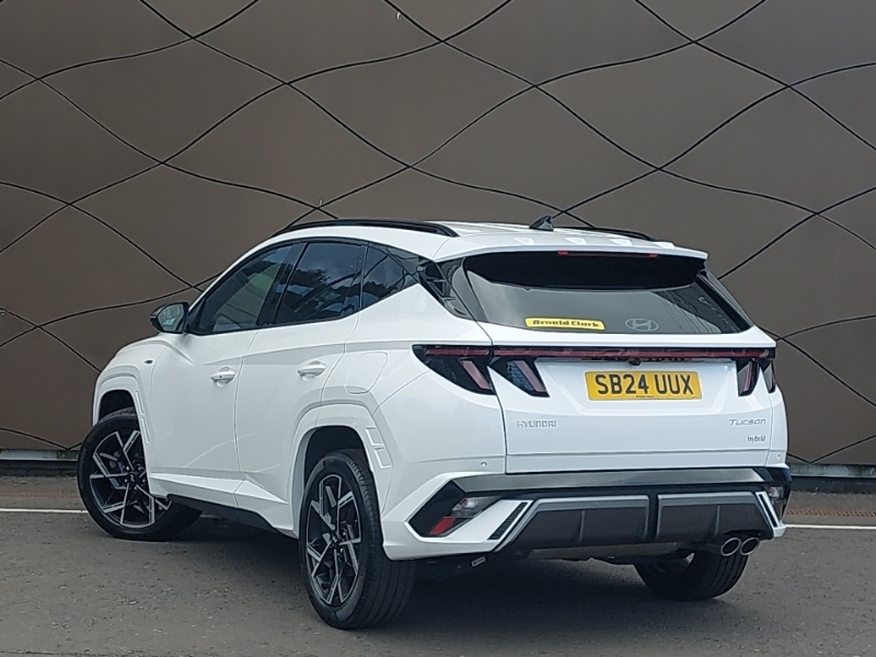 Hyundai Tucson 1.6T Hybrid N Line White #2