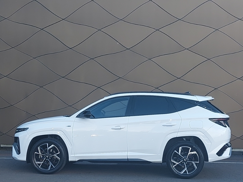 Hyundai Tucson 1.6T Hybrid N Line White #4