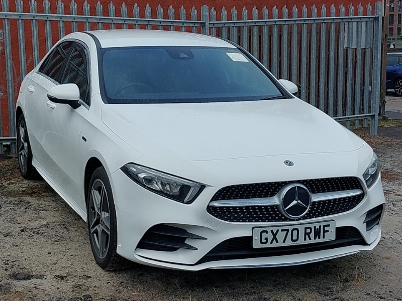 Mercedes-Benz A Class A250e Amg Line White