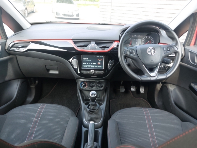 Vauxhall Corsa 1.4 Sri Vx-line Nav Black SF19BLT Red #3