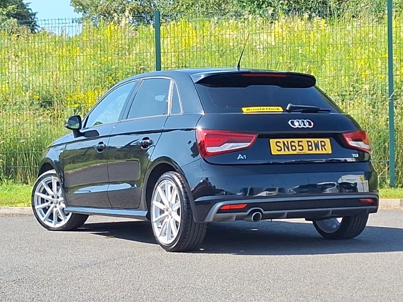 Audi A1 1.6 Sportback Tdi Se 2015,0 Road Tax,80mpg,bluetoo Black #2