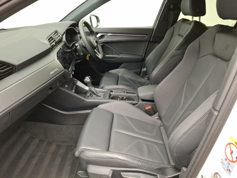 Audi Q3 35 Tfsi S Line S Tronic Leather LA25AWC White #5
