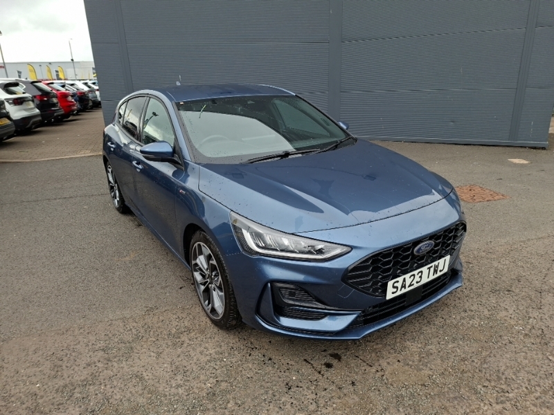 Ford Focus 1.0 Ecoboost Hybrid Mhev 155 St-line X Blue