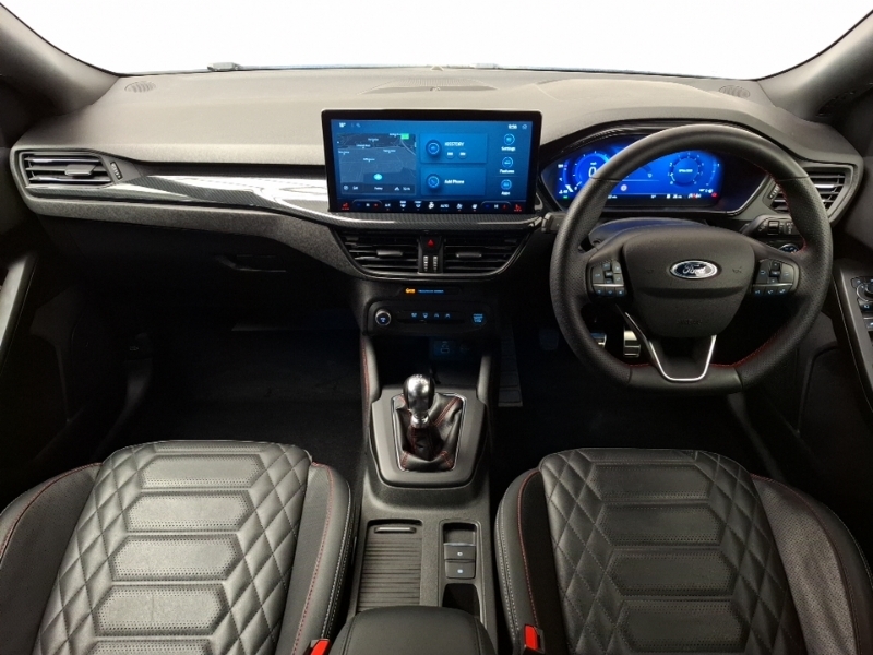 Ford Focus 1.0 Ecoboost Hybrid Mhev 155 St-line X SA23TWJ Blue #3