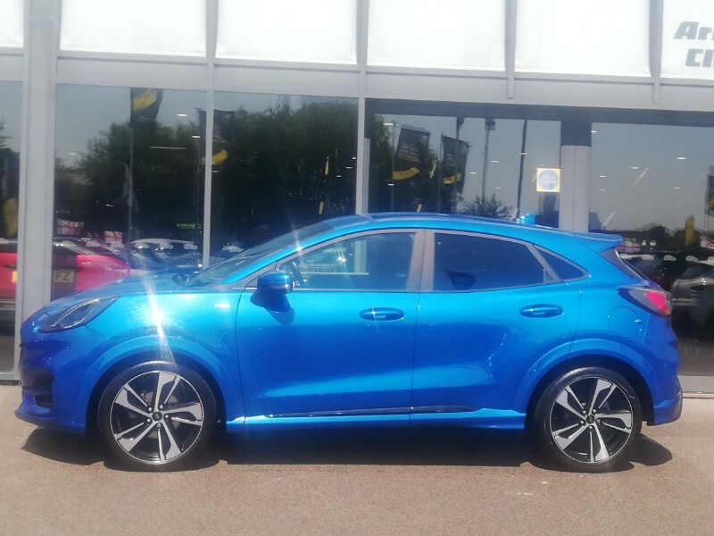 Ford Puma 1.0 Ecoboost Hybrid Mhev St-line X Blue #4