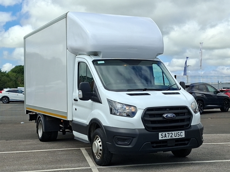 Ford Transit Custom 2.0 Ecoblue 130Ps Chassis Cab White