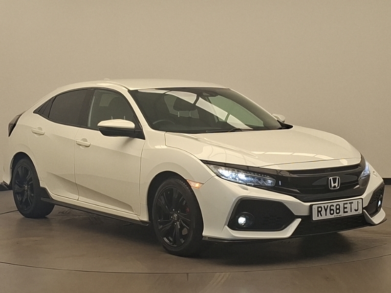 Honda Civic 1.0 Vtec Turbo Sport Line Cvt Euro 6 S S Red #7