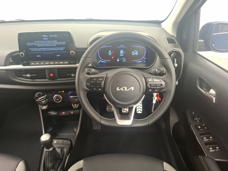 Kia Picanto 1.0 Gt Line Hatchback Amt Euro 6 Ss Silver #8