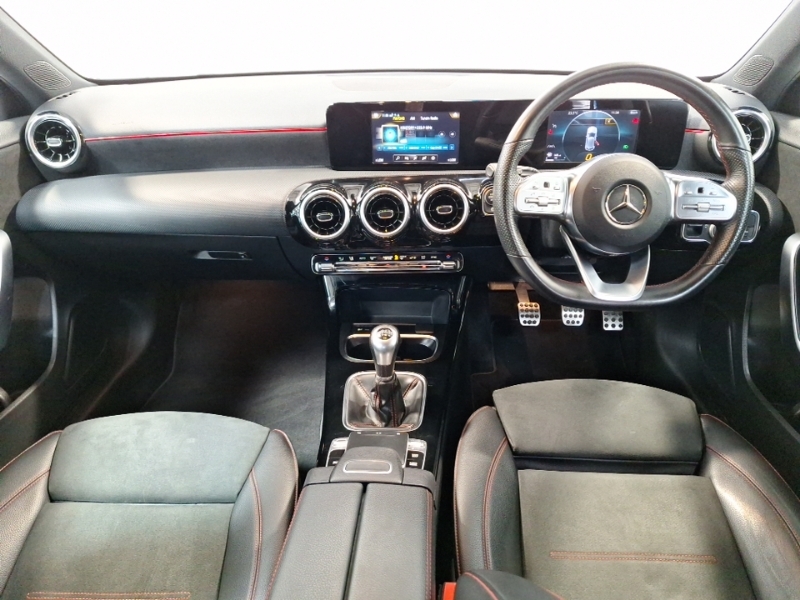 Mercedes-Benz A Class A180 Amg Line PO19LMJ White #3