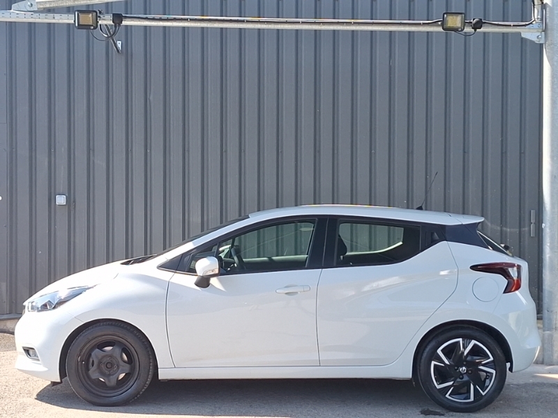 Nissan Micra 1.0 Ig-t 92 Acenta Cvt White #4