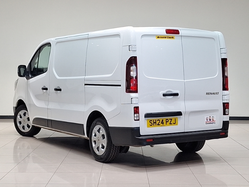 Renault Trafic Sl30 Blue Dci 130 Advance Van White #2
