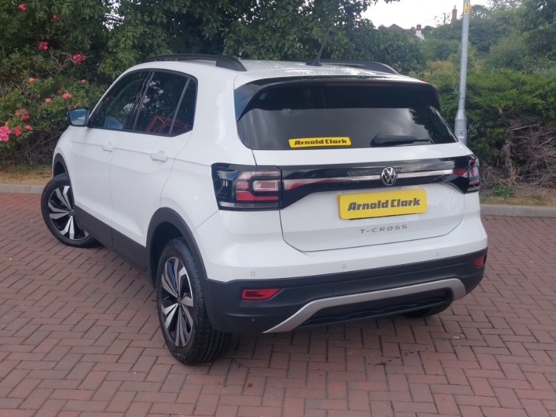 Volkswagen T-Cross 1.0 Tsi 110 Black Edition Dsg White #2