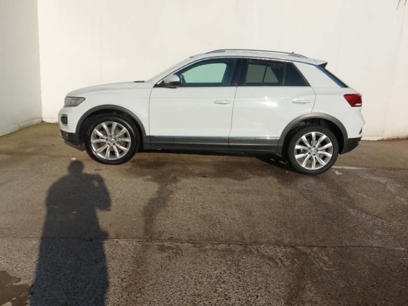 Volkswagen T-Roc 1.5 Tsi Evo Sel White #4