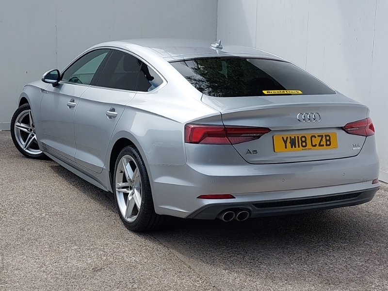 Audi A5 2.0 Tdi Ultra S Line S Tronic YW18CZB Silver #2