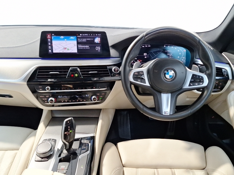 BMW 5 Series Saloon 3.0 530D M Sport Euro 6 Ss 201 Blue #8