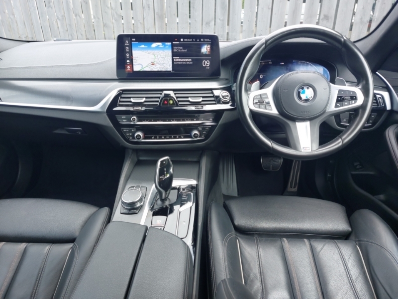 BMW 5 Series 520D Mht M Sport Step SB23LWG White #3
