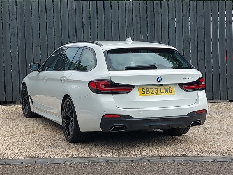 BMW 5 Series 520D Mht M Sport Step SB23LWG White #2