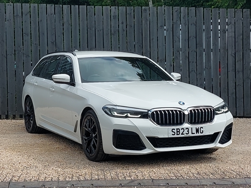 BMW 5 Series 520D Mht M Sport Step White