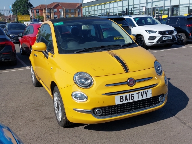 Fiat 500C 1.2 Lounge Yellow