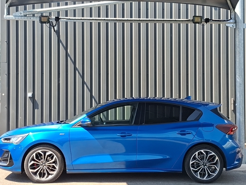 Ford Focus 1.0 Ecoboost Hybrid Mhev 155 St-line Vignale YH22EXA Blue #4