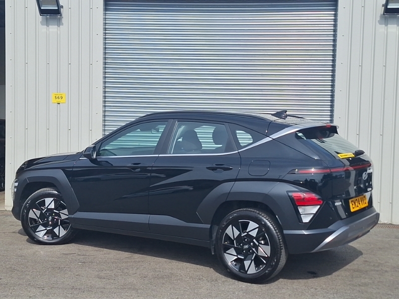 Hyundai Kona 1.6 Gdi Hybrid Advance Dct EN24VVZ Black #2