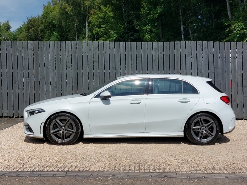 Mercedes-Benz A Class A220d Amg Line SN19WPR White #4